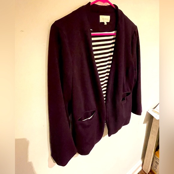 Skies are Blue plum collarless blazer size L - Picture 4 of 6